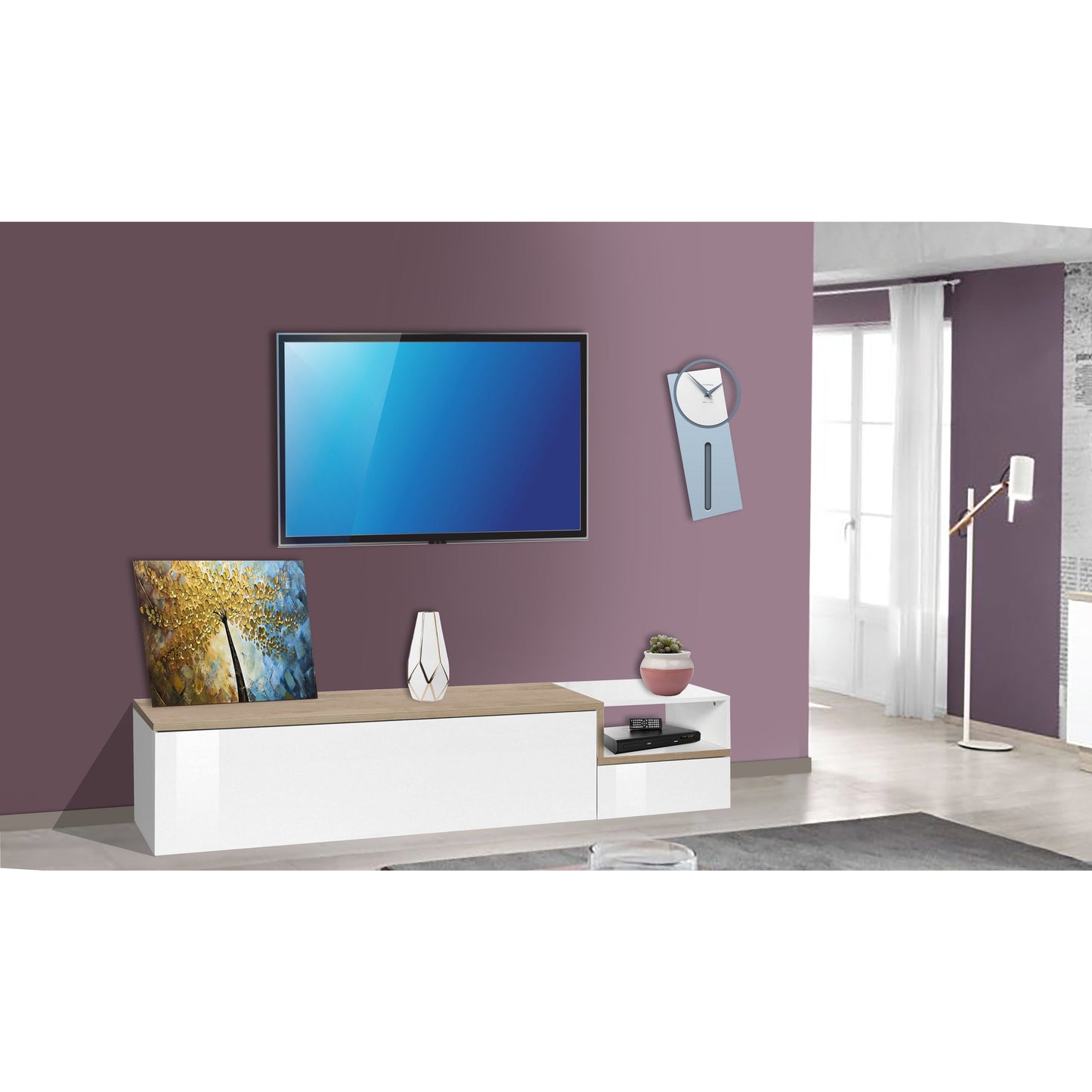 ZET TV meubel 200 - Eikenhout