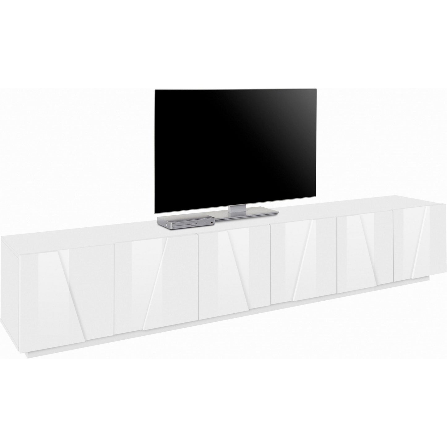 PING TV meubel 240 - wit hoogglans