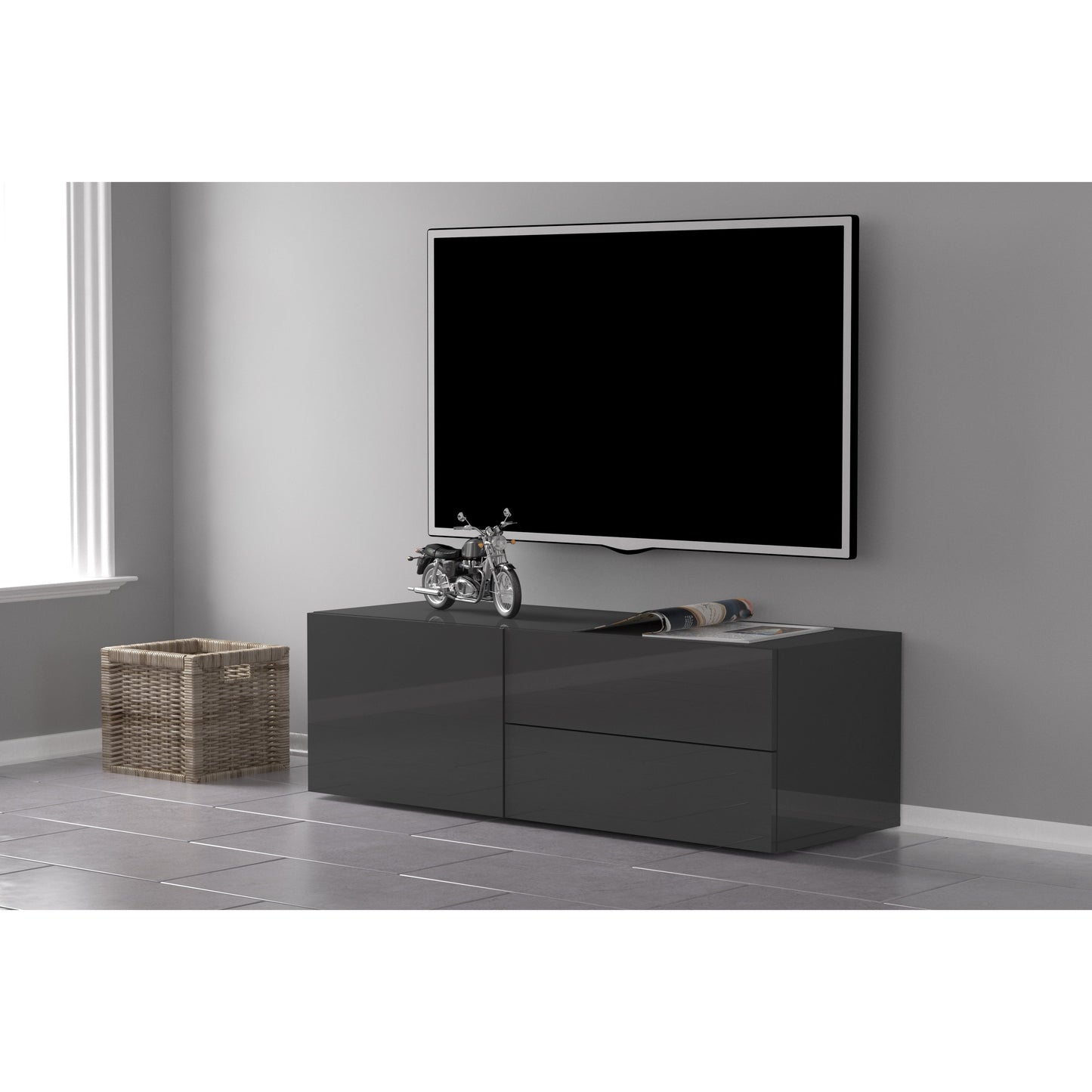 METIS TV meubel 110 - Antraciet