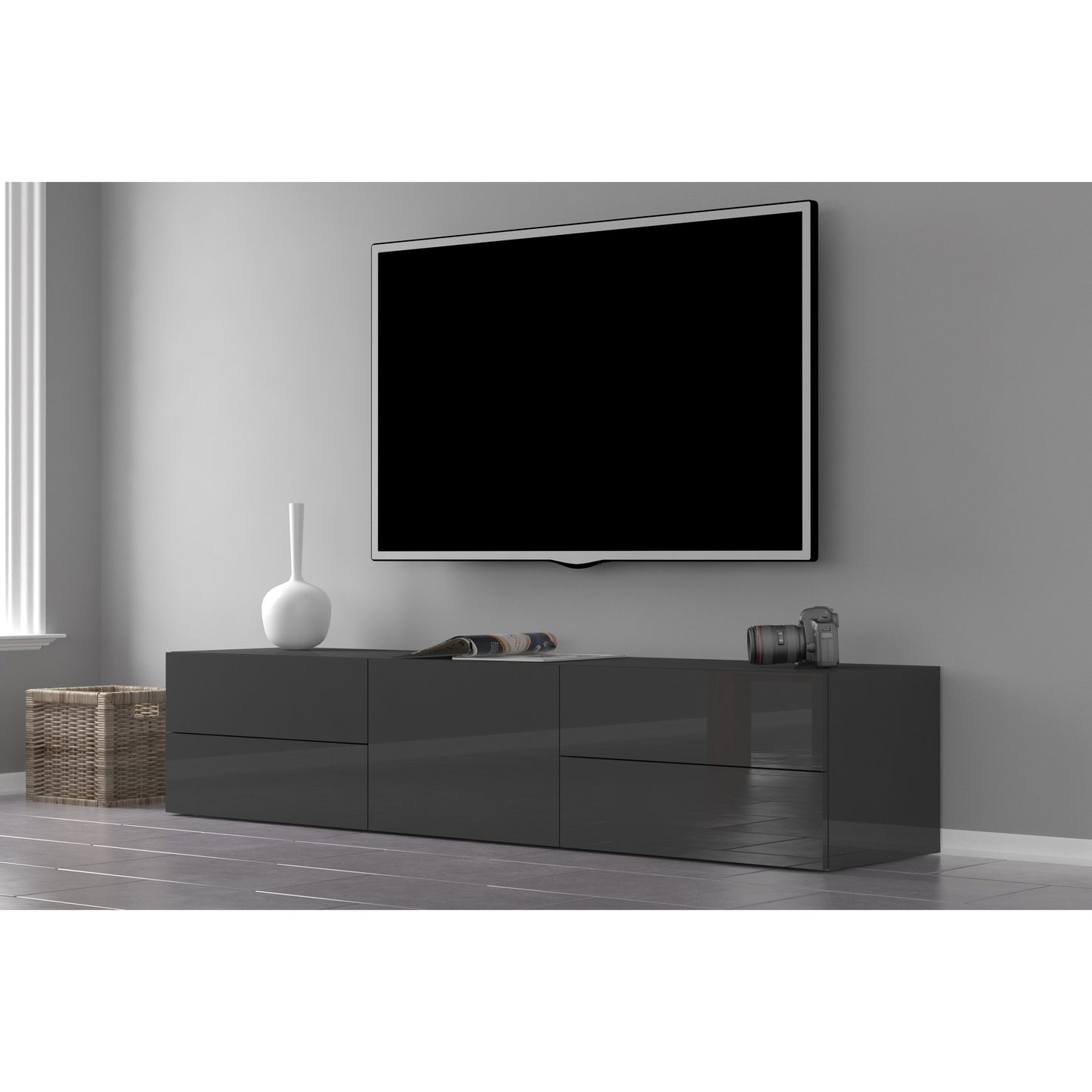 METIS TV meubel 170 - Antraciet