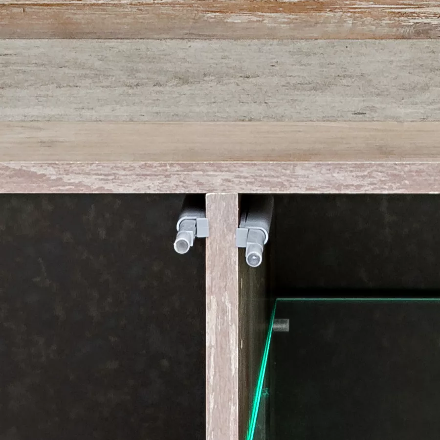 Hoge vitrinekast PLANK