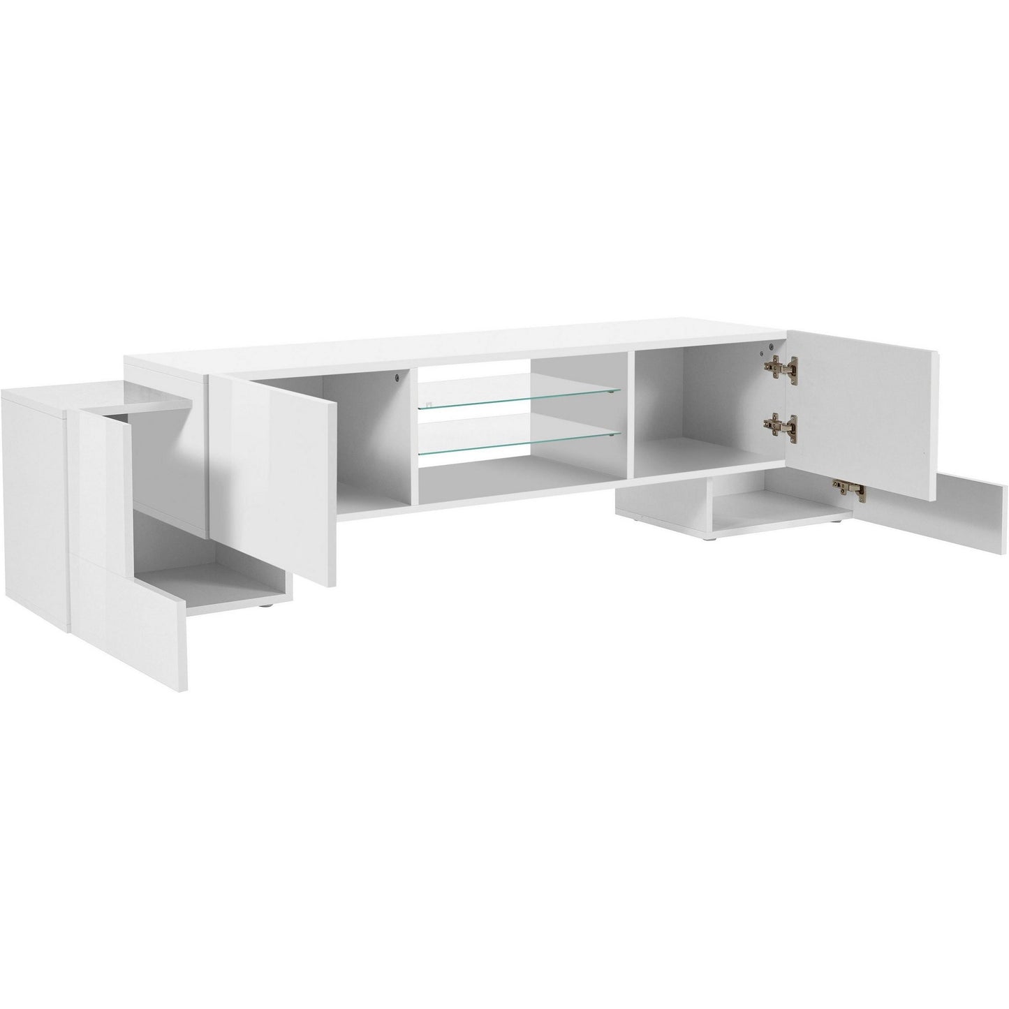 PILLON TV meubel 190 - Wit hoogglans