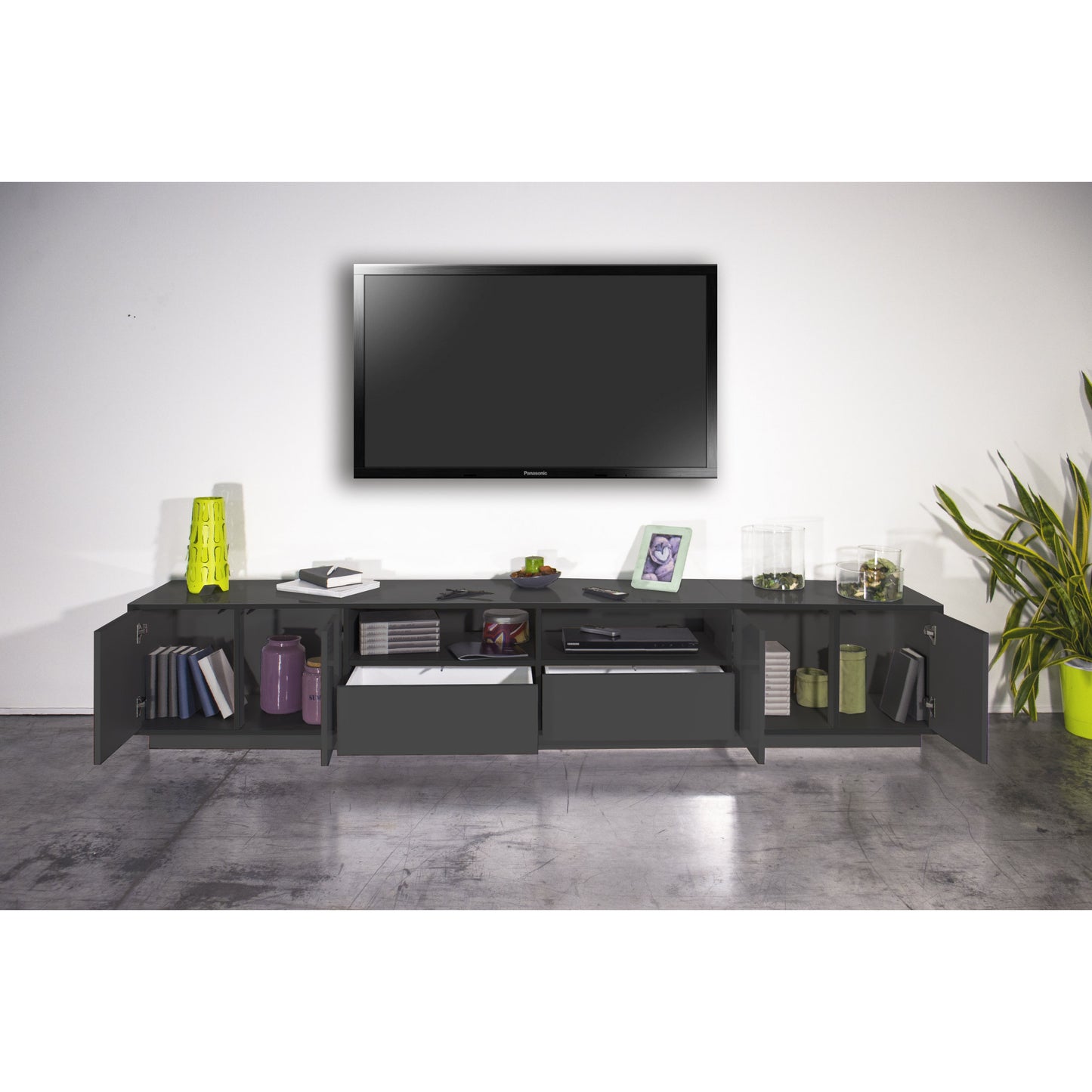 BLOOM TV meubel 260 - Antraciet