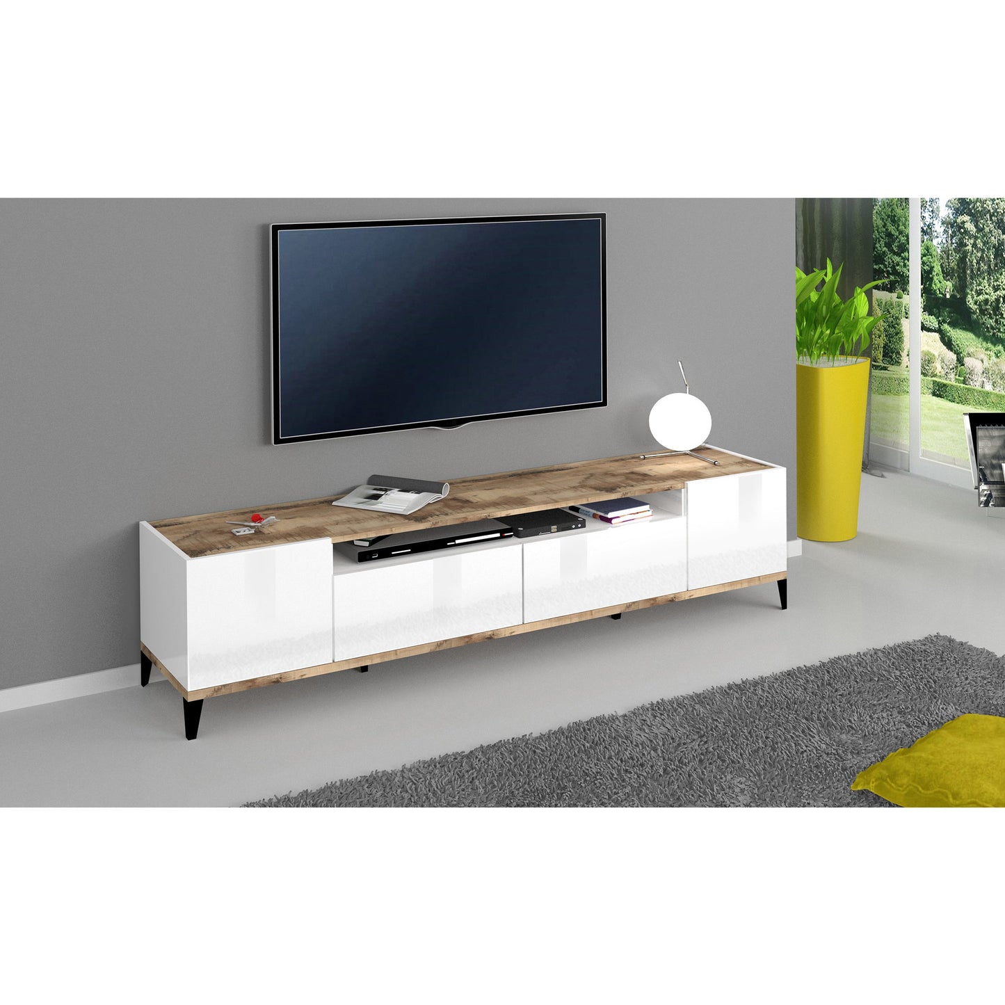 SUNRISE TV meubel 200 - Perenhout
