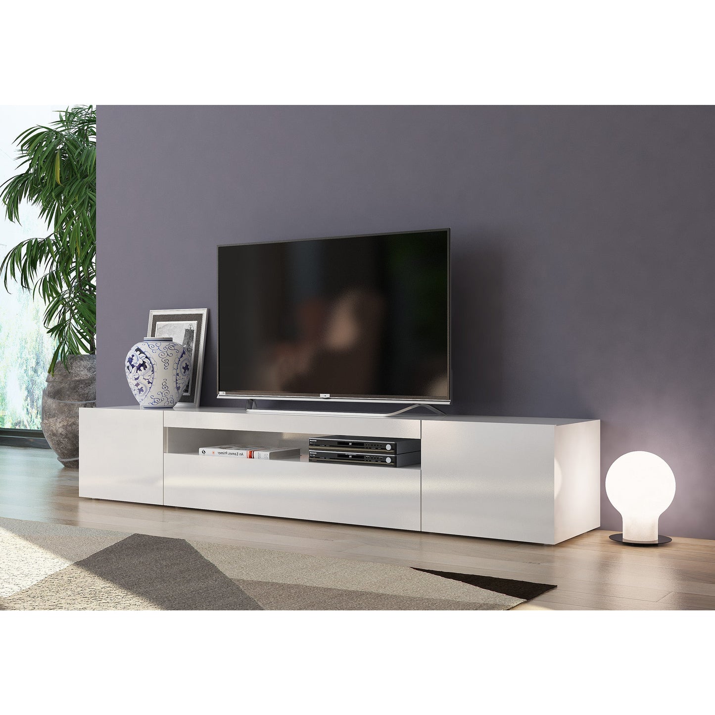 DAIQUIRI TV meubel 200 - Wit hoogglans