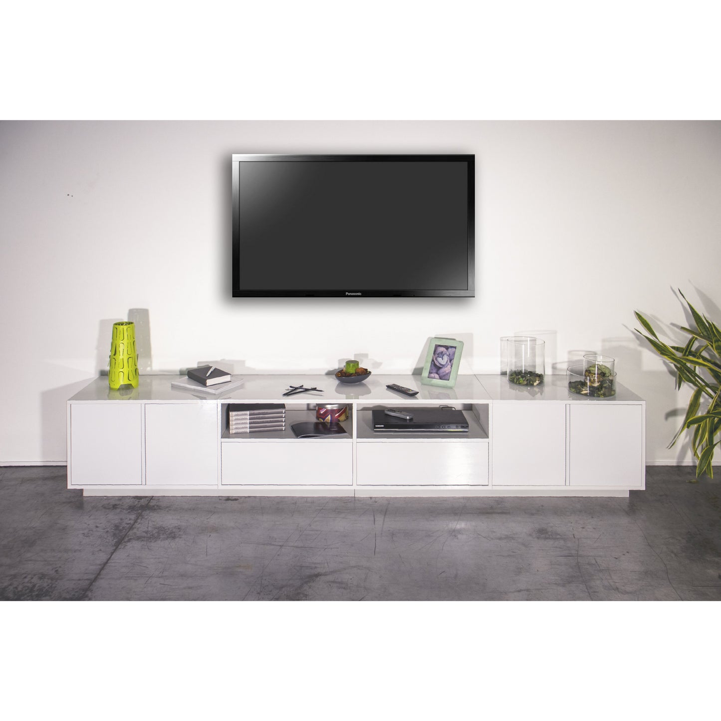 BLOOM TV meubel 260 - Wit hoogglans