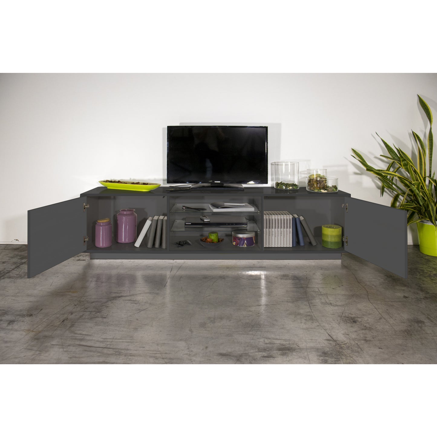 BLOOM TV meubel 180 - Antraciet