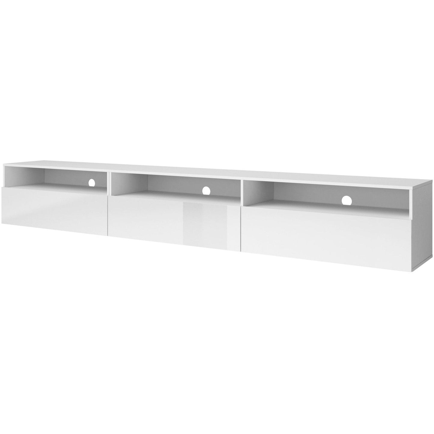 BAROS TV meubel Wit glanzend - Misterinterior