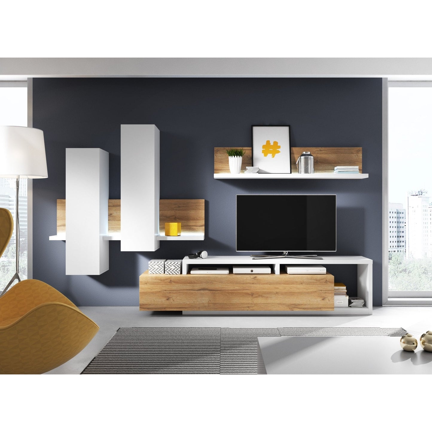 BOTA TV meubel 40 Wit-Eik - Misterinterior