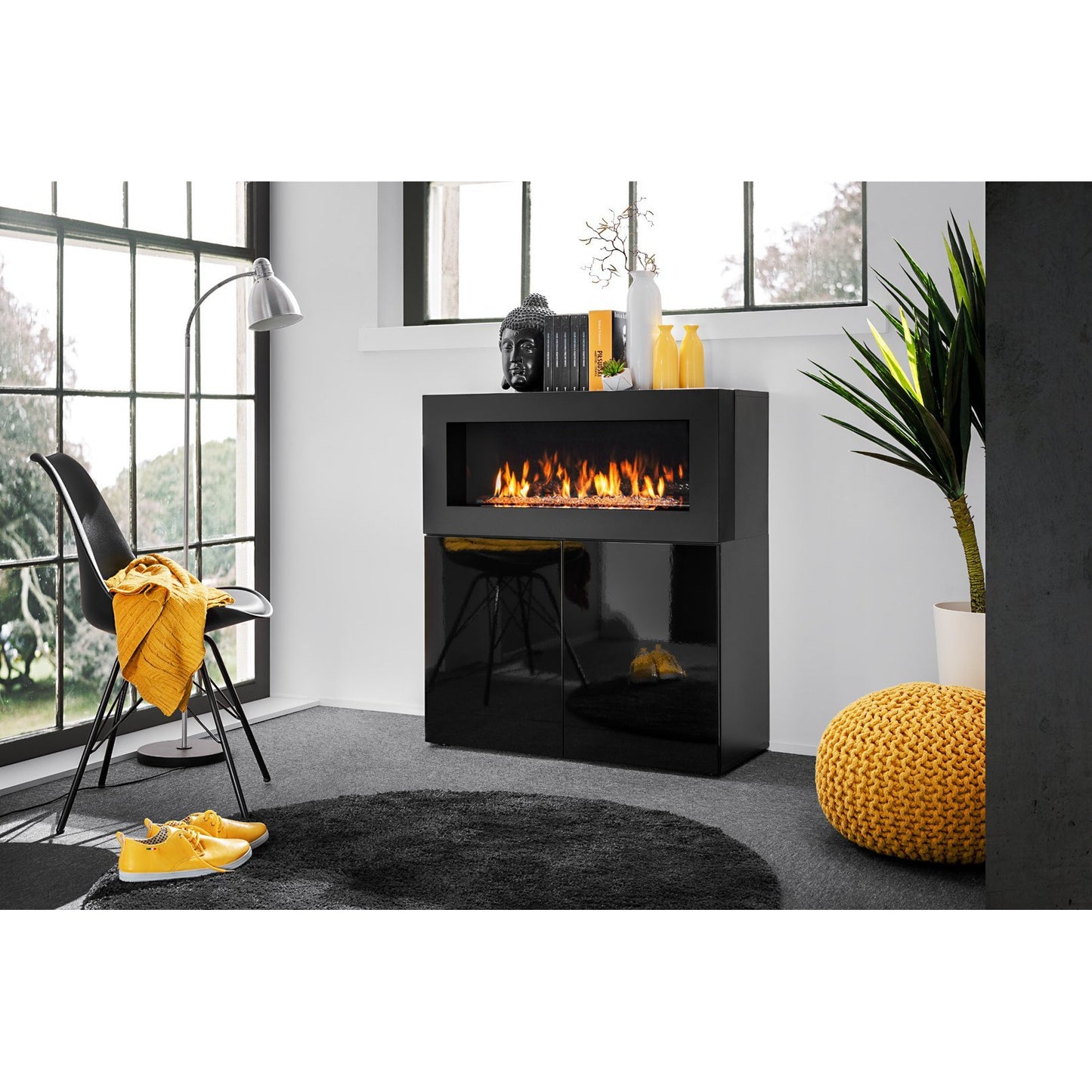 Dressoir CAMINO met open haard - Misterinterior