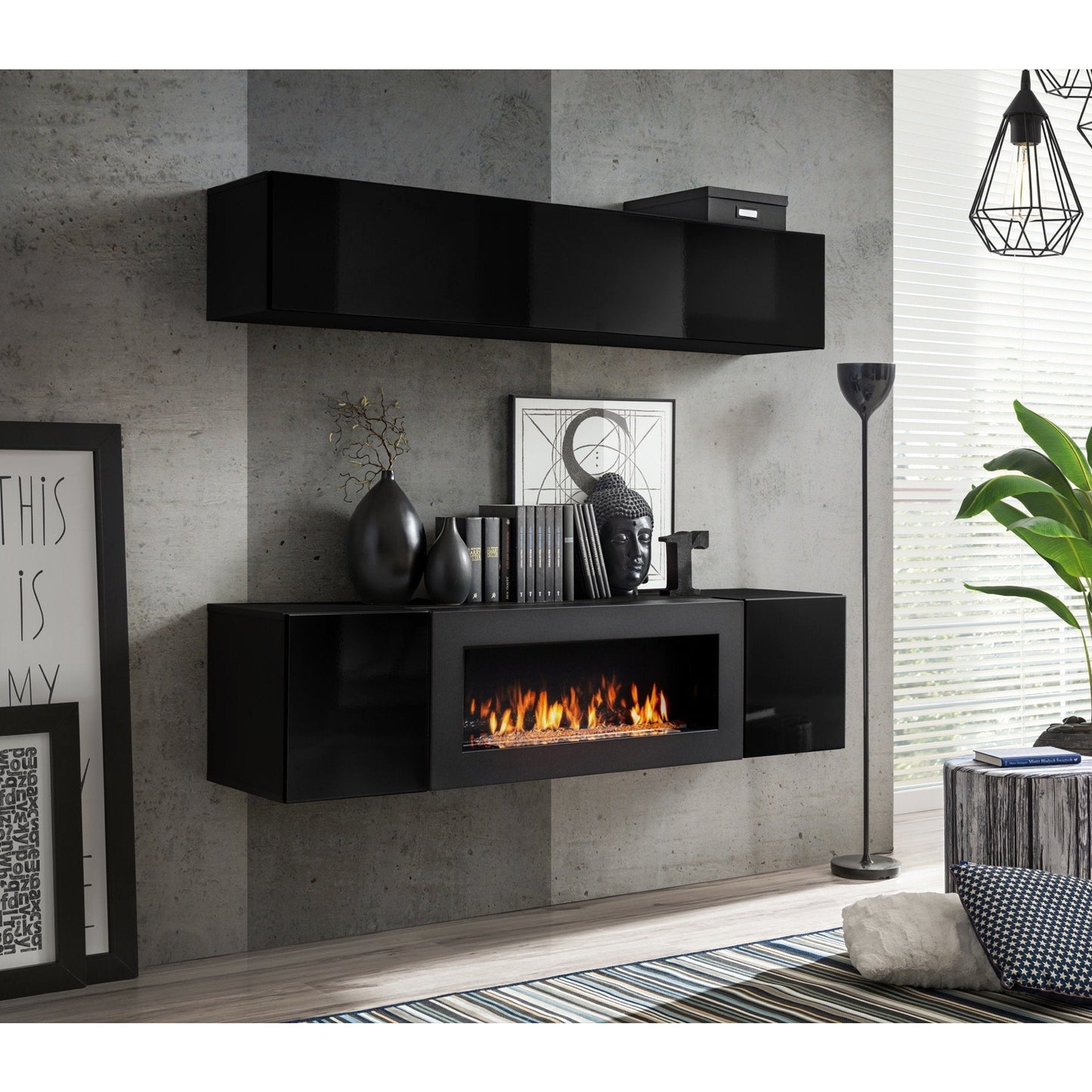 FLY N1 met open haard - Misterinterior