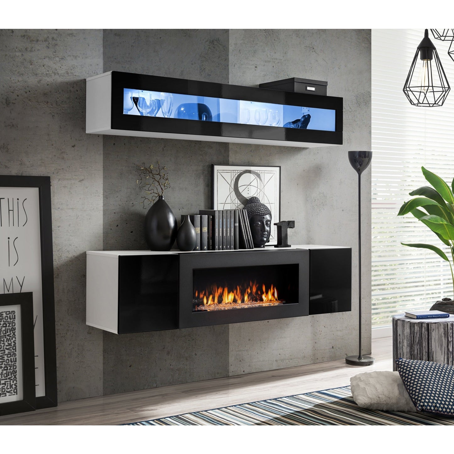FLY N2 met open haard WZ - Misterinterior