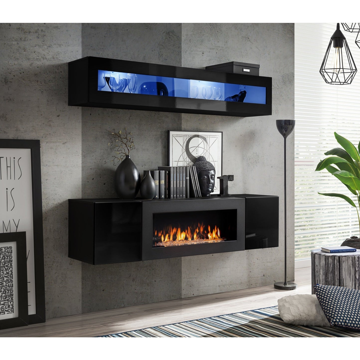 FLY N2 met open haard ZZ - Misterinterior