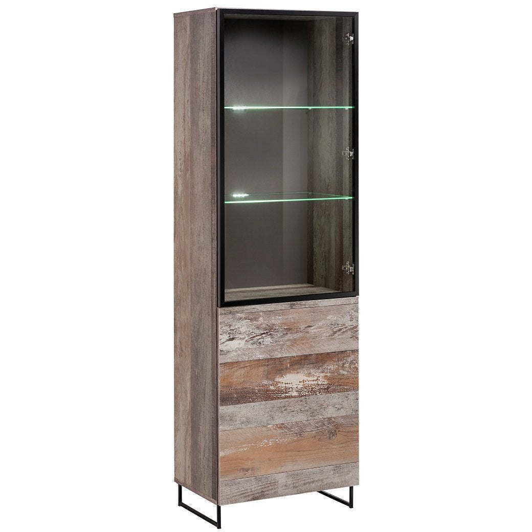 Hoge vitrinekast PLANK - Misterinterior