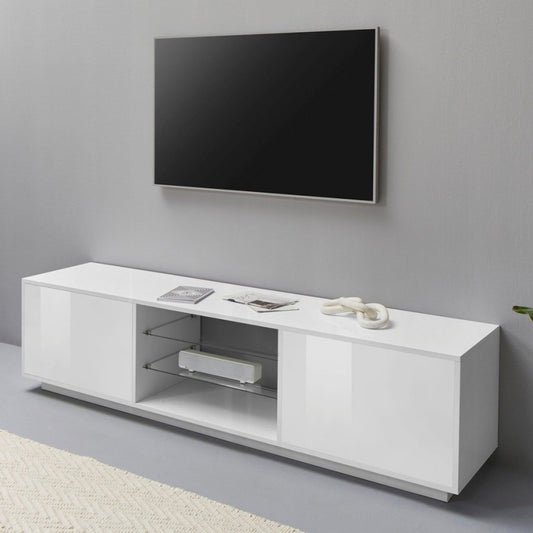 BLOOM TV meubel 180 - Wit hoogglans