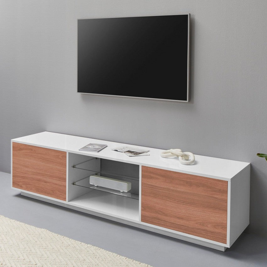 BLOOM TV meubel 180 - Walnoothout