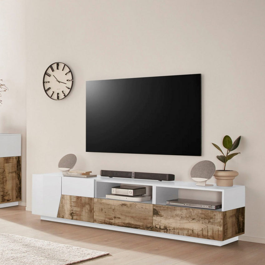 ALIEN TV meubel 220 2A2C - Perenhout