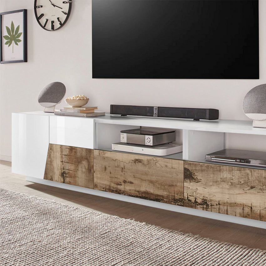 ALIEN TV meubel 220 2A2C - Perenhout
