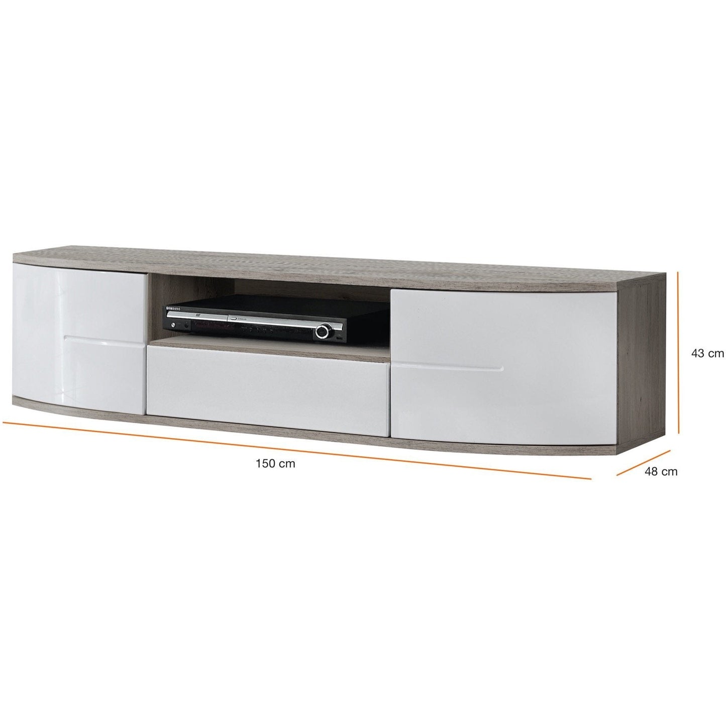 TV meubel ONTARIO 150cm - Misterinterior