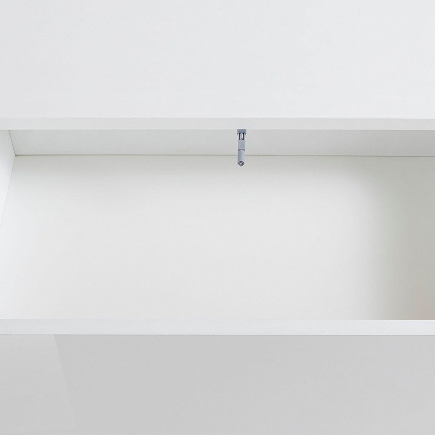 METIS TV meubel 170 metalen poten - Wit hoogglans