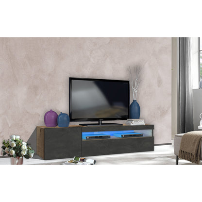 DAIQUIRI TV meubel 150 - mangohout/Leisteen