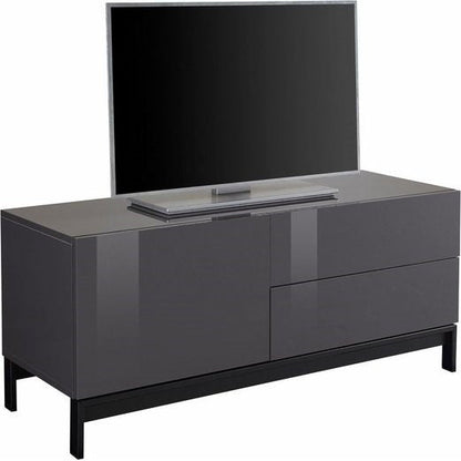 METIS TV meubel 110 met stalen poten - Antraciet