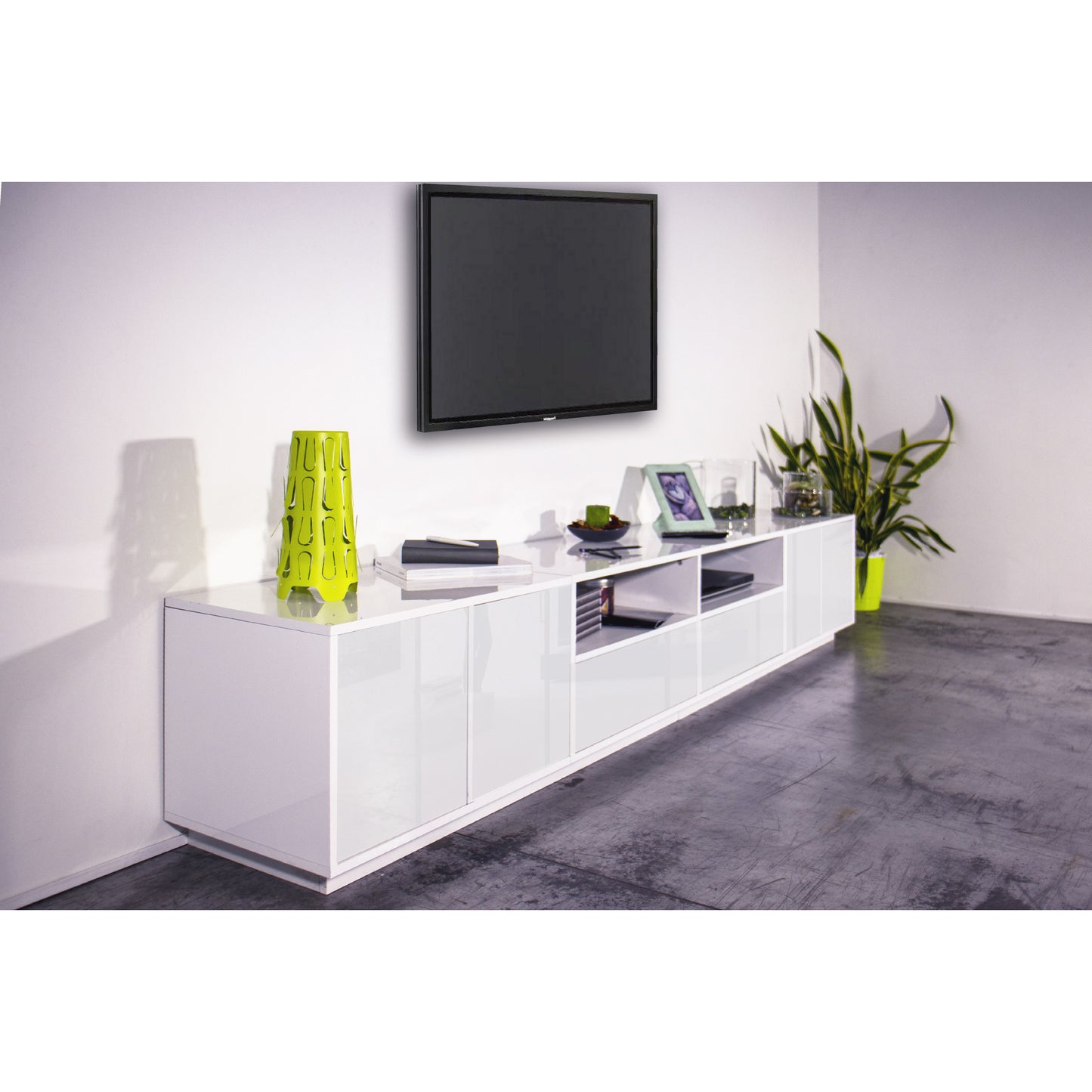 BLOOM TV meubel 260 - Wit hoogglans