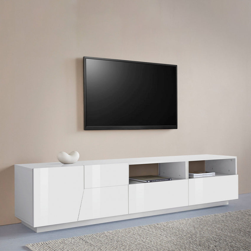 ALIEN TV meubel 220 2A2C - Wit hoogglans