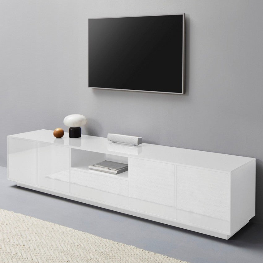 BLOOM TV meubel 220 - Wit hoogglans