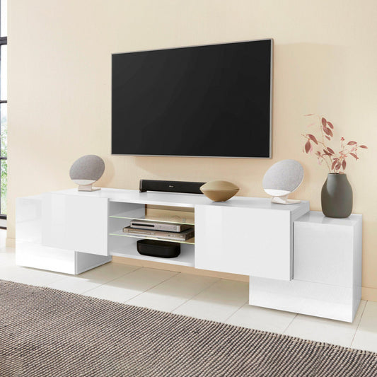 PILLON TV meubel 190 - Wit hoogglans